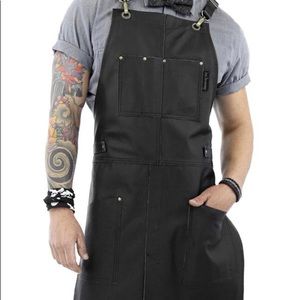 Synthetic leather apron